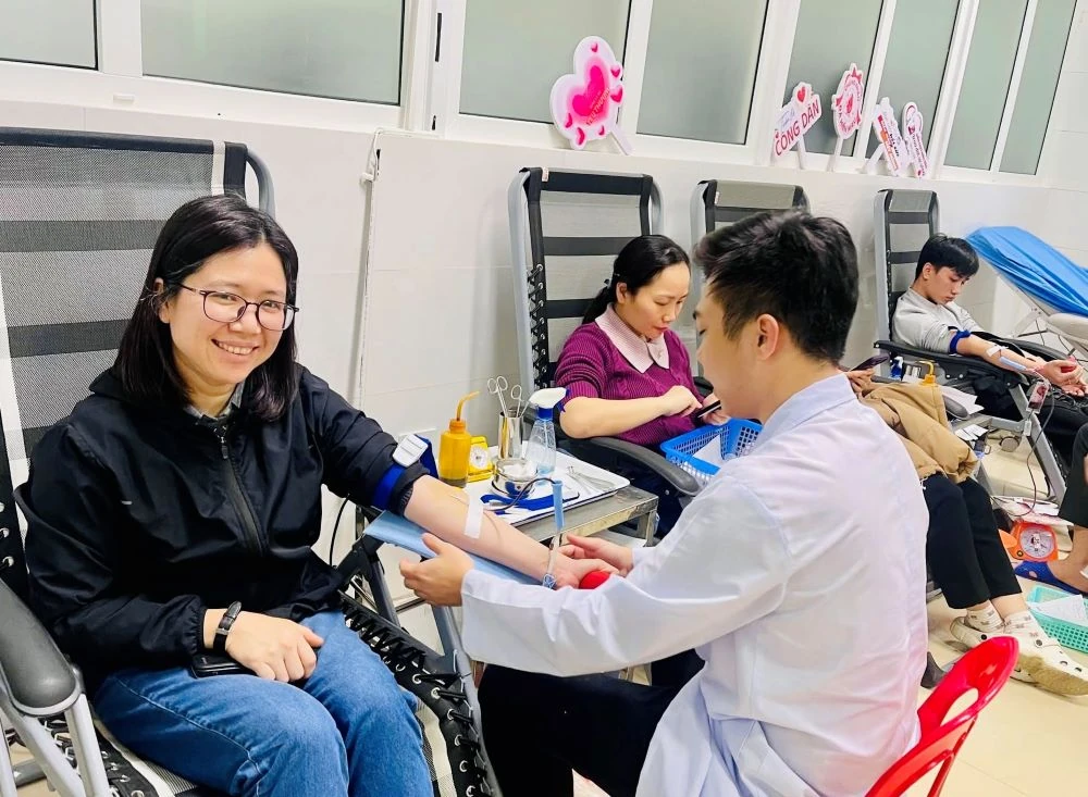 Bảo đảm nguồn máu phục vụ cấp cứu, điều trị bệnh nhân