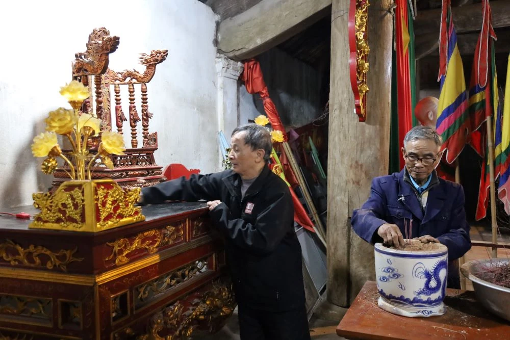 Rộn ràng trước ngày đốt Đình liệu