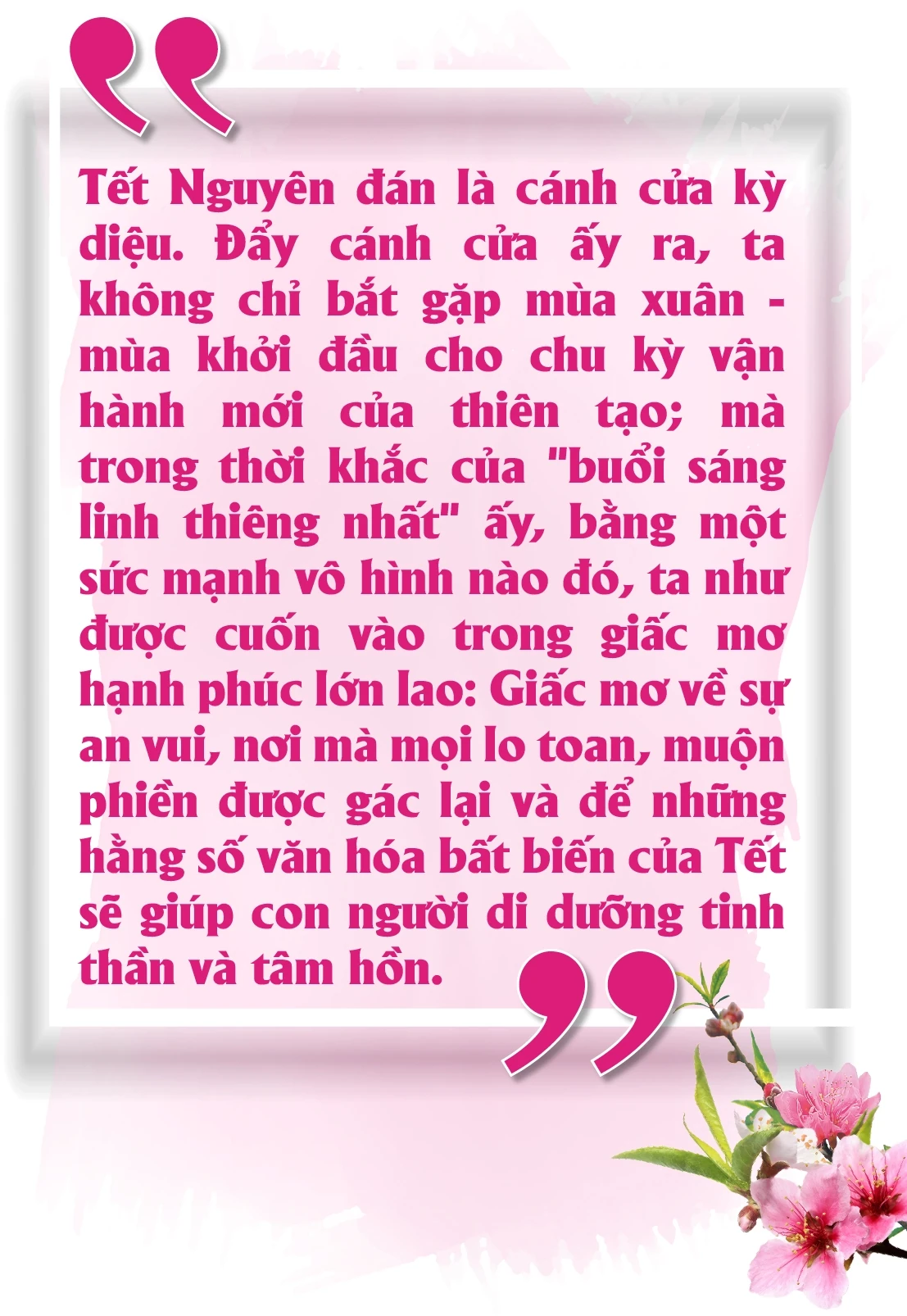 [E-Magazine] Tết Nguyên đán - “Buổi sáng linh thiêng nhất”