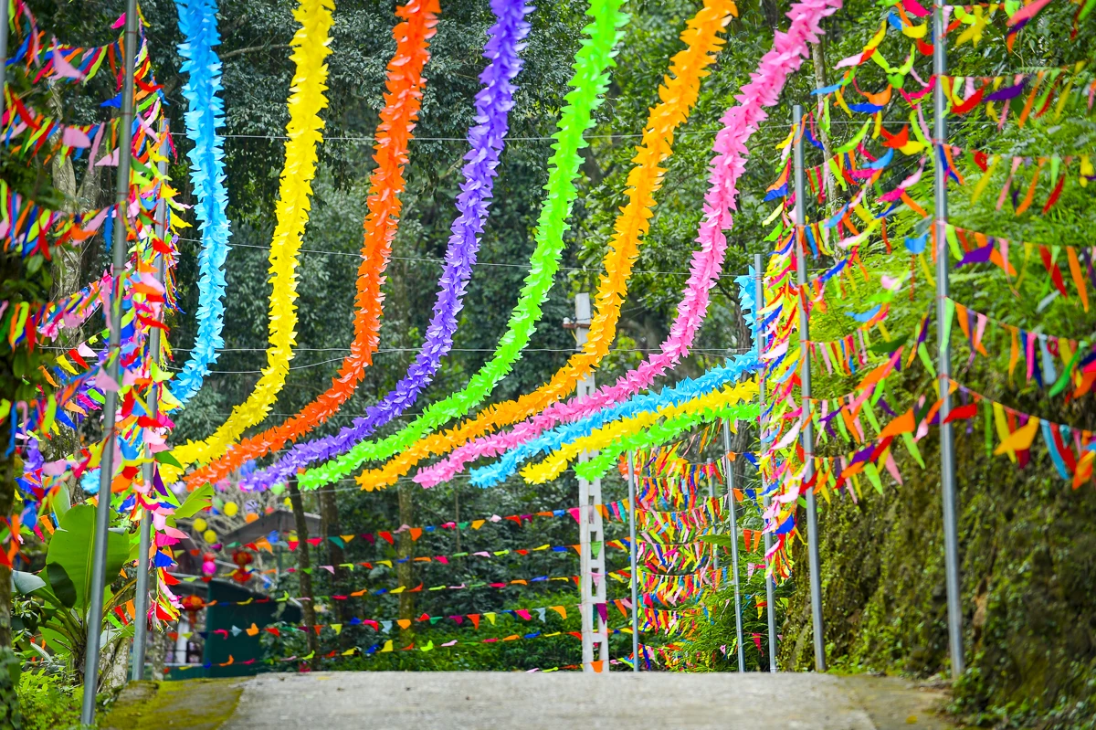 Phủ Na rực rỡ diện mạo mới, sẵn sàng đón xuân Bính Ngọ