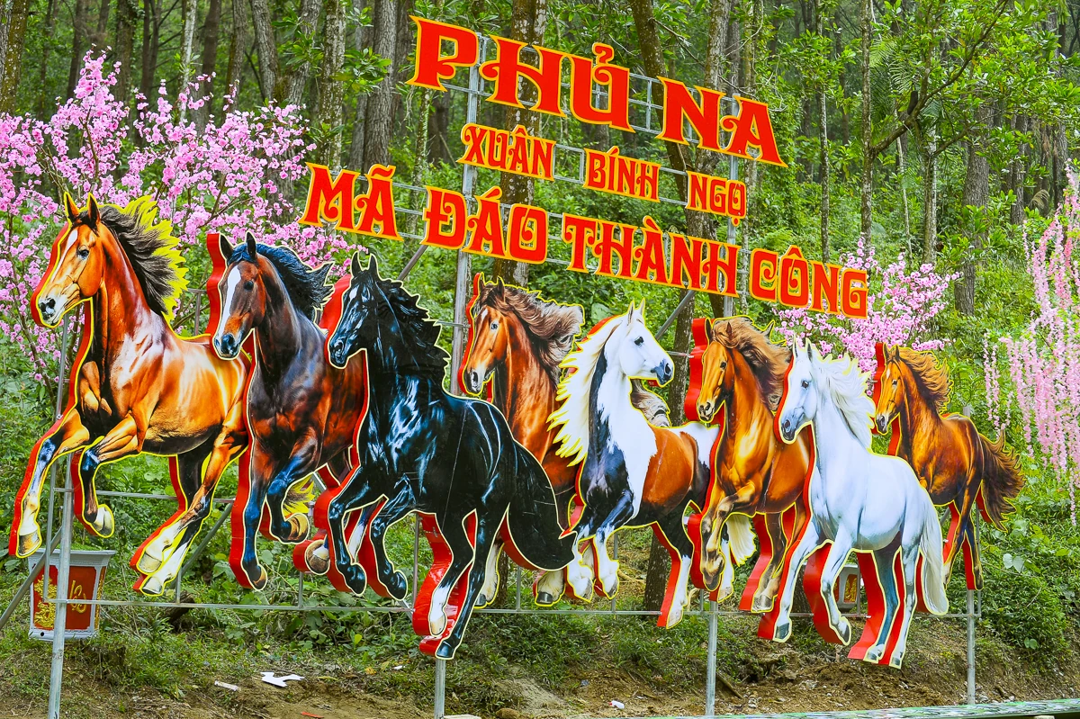 Phủ Na rực rỡ diện mạo mới, sẵn sàng đón xuân Bính Ngọ