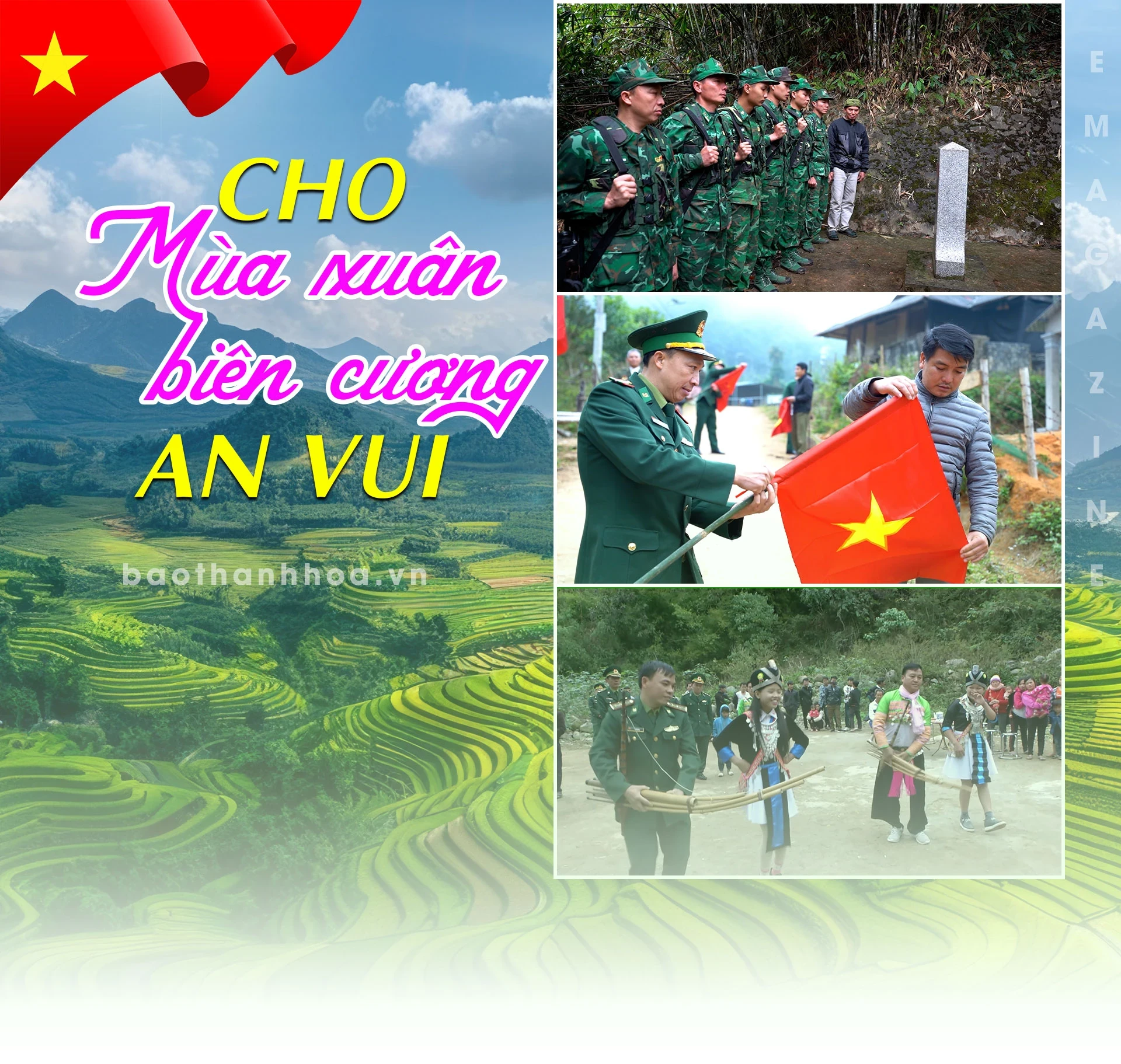 [E-Magazine]: Cho mùa xuân biên giới an vui