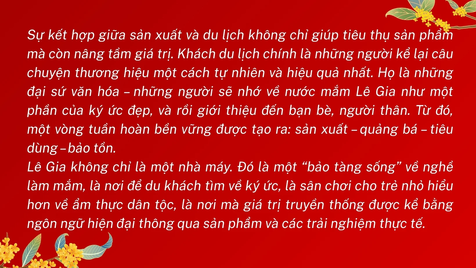 Trò chuyện đầu xuân: Giá trị truyền thống trong nhịp sống hiện đại