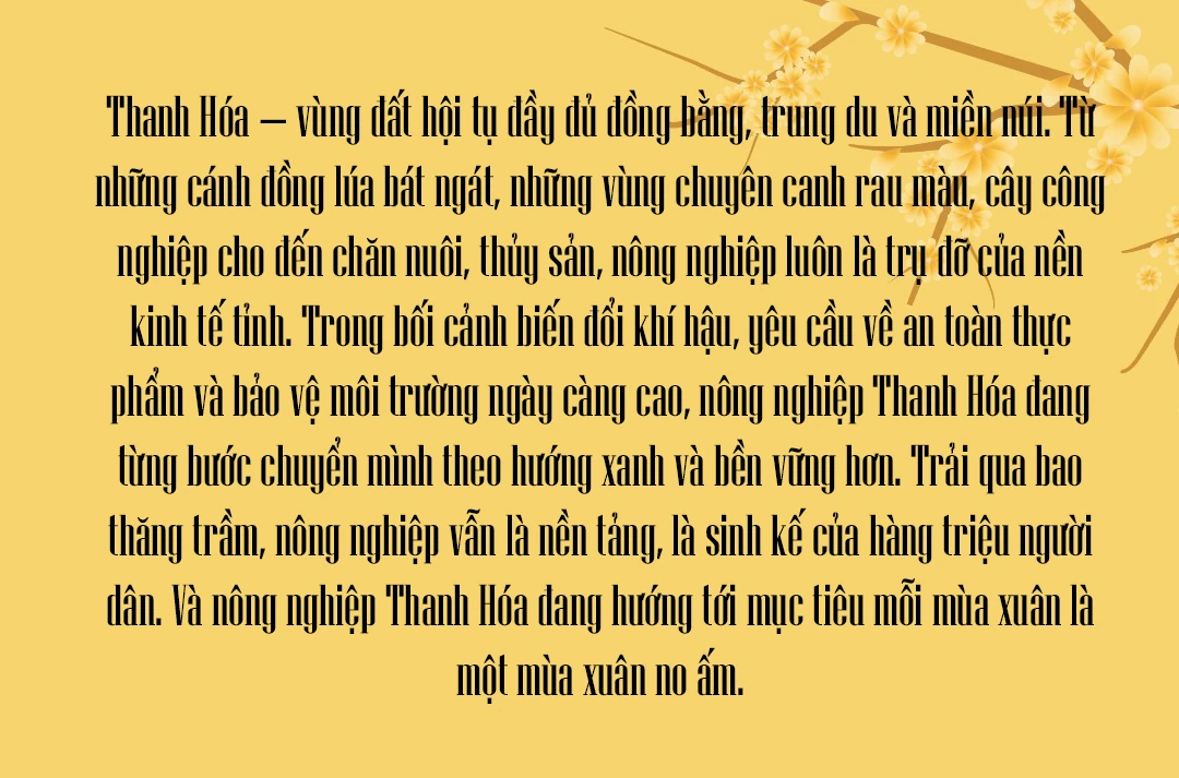 Trò chuyện đầu xuân: Tư duy doanh nhân và khát vọng nông nghiệp bền vững