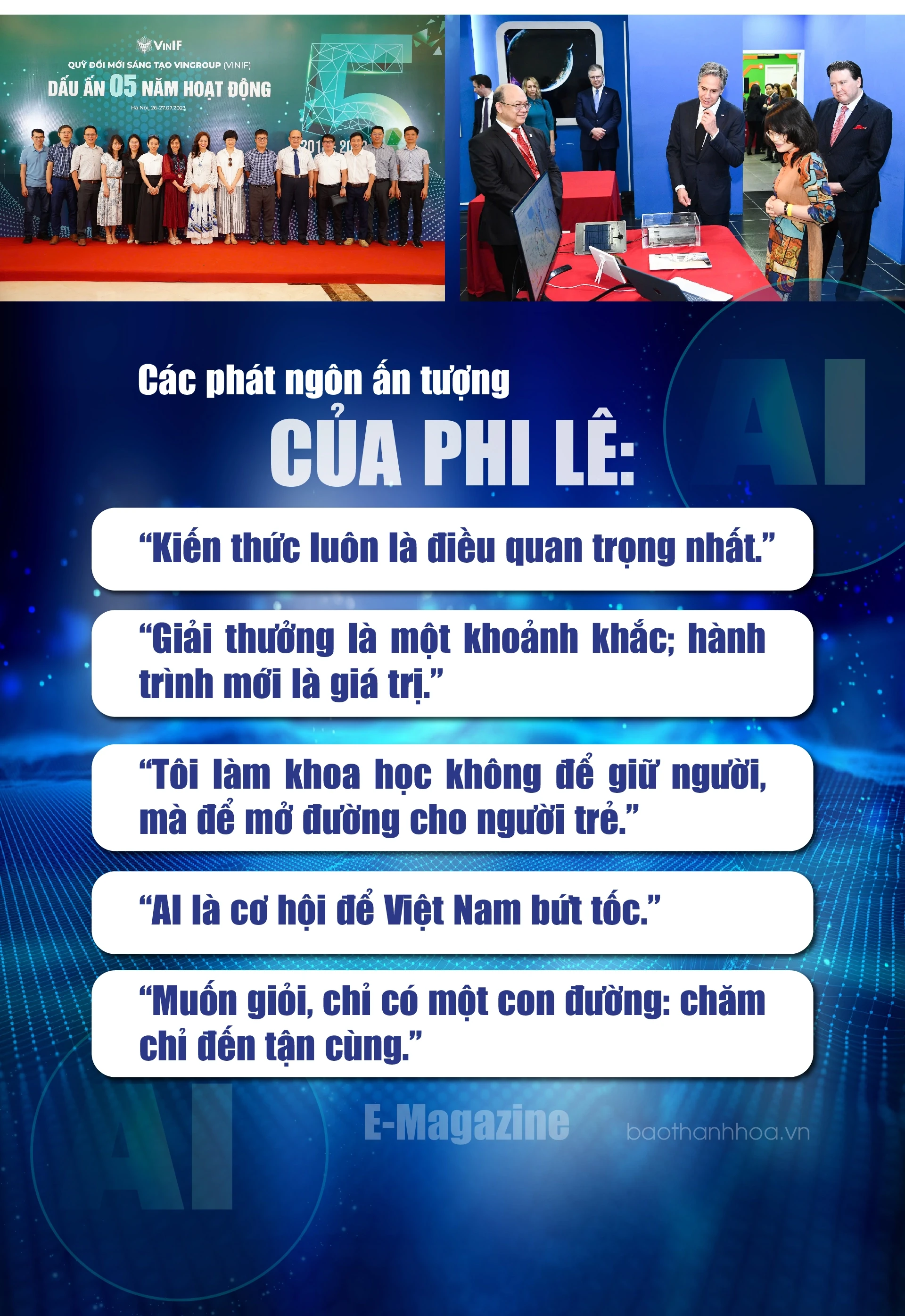 [E-Magazine] Trò chuyện đầu xuân: Từ đất học đến nhà khoa học