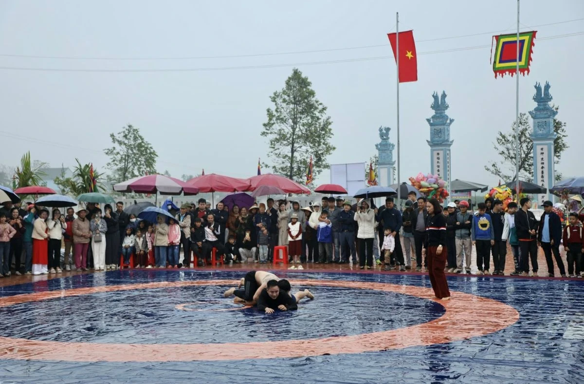 Hoằng Châu: Rộn ràng hội vật truyền thống và các trò chơi dân gian đầu xuân