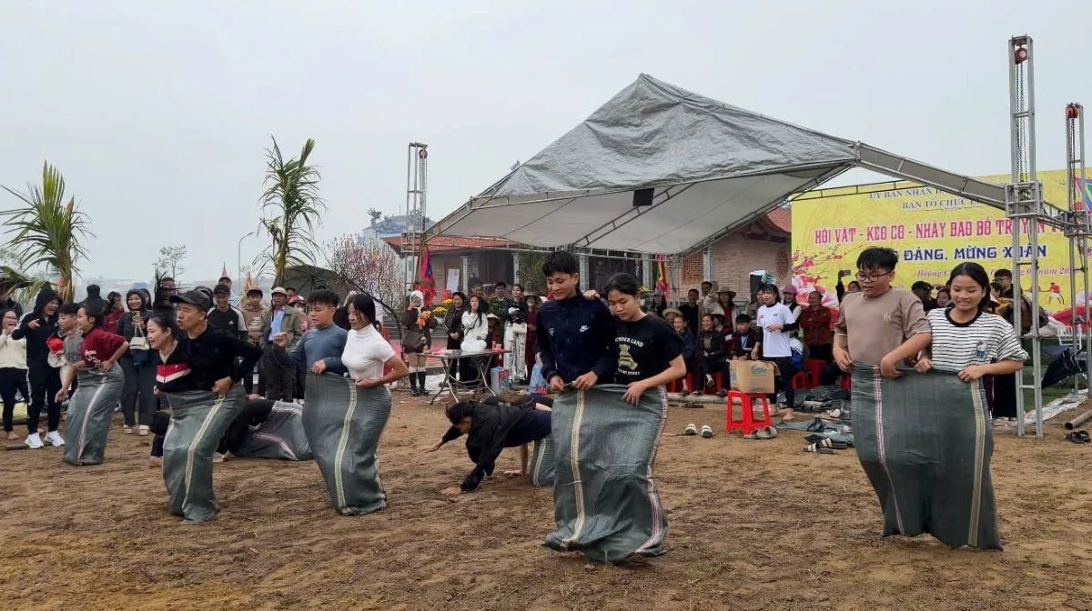 Hoằng Châu: Rộn ràng hội vật truyền thống và các trò chơi dân gian đầu xuân