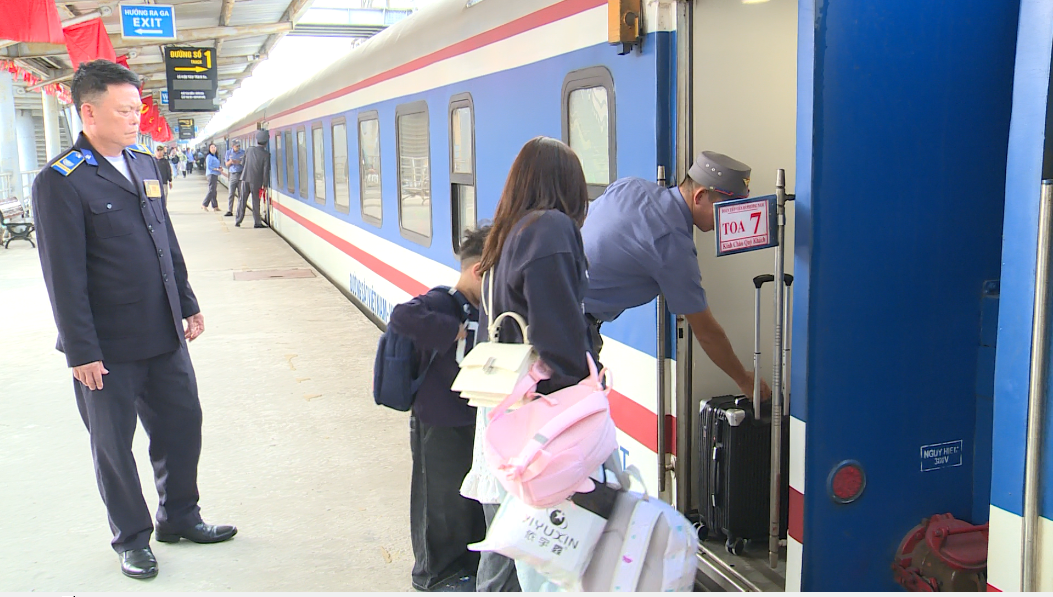 Bến xe, ga tàu ngày cuối năm