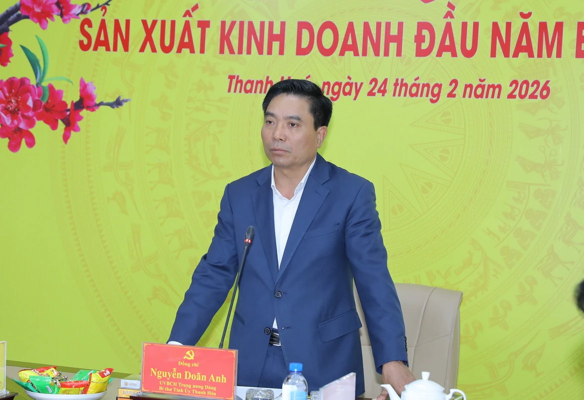 Bí thư Tỉnh ủy Nguyễn Doãn Anh dự lễ ra quân sản xuất đầu năm tại một số doanh nghiệp trên địa bàn tỉnh