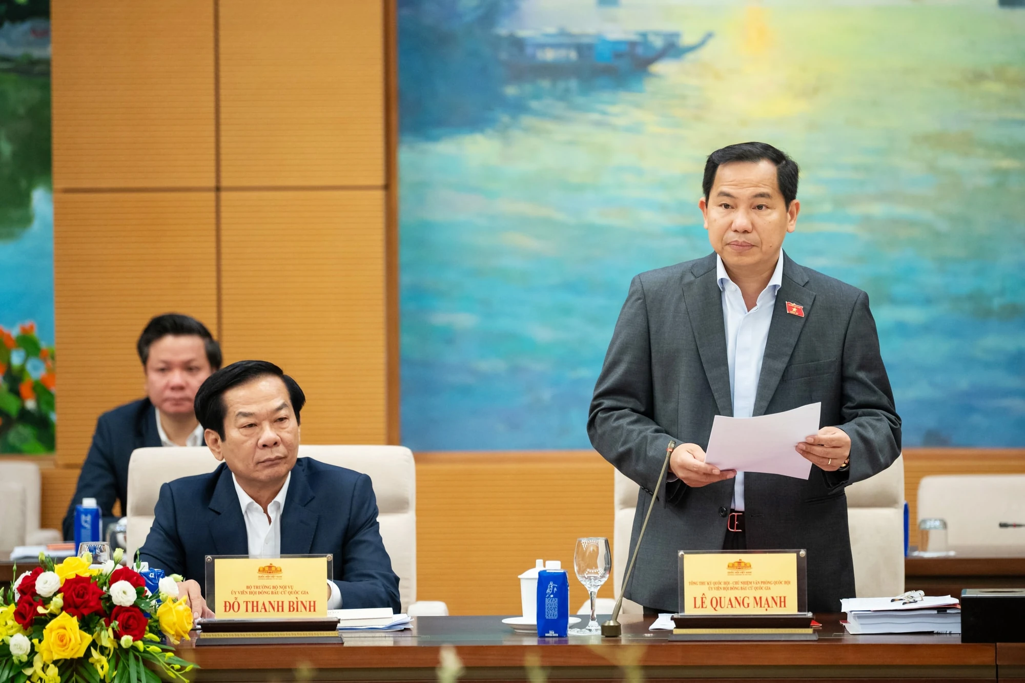 Quyết tâm cao trong lãnh đạo, chỉ đạo tổ chức thành công cuộc bầu cử đại biểu Quốc hội khóa XVI và đại biểu HĐND các cấp