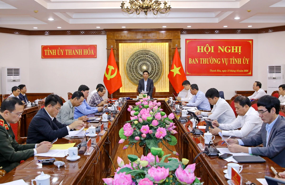 Ban Thường vụ Tỉnh ủy Thanh Hóa cho ý kiến vào các báo cáo, tờ trình của Ban Thường vụ Đảng ủy UBND tỉnh