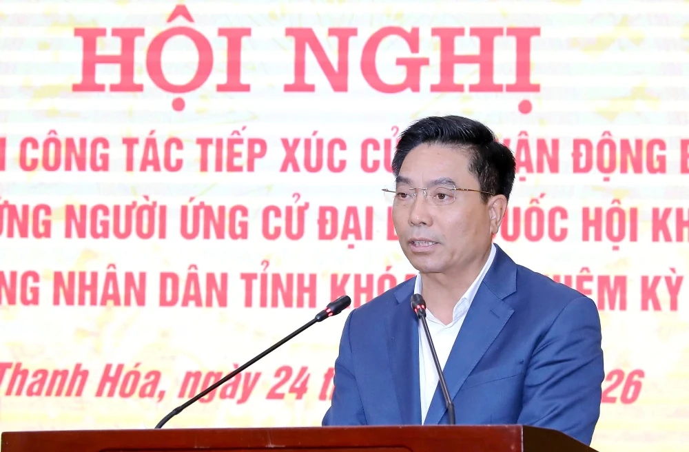 Gặp gỡ, triển khai tiếp xúc cử tri và vận động bầu cử ĐBQH khóa XVI, HĐND tỉnh khóa XIX