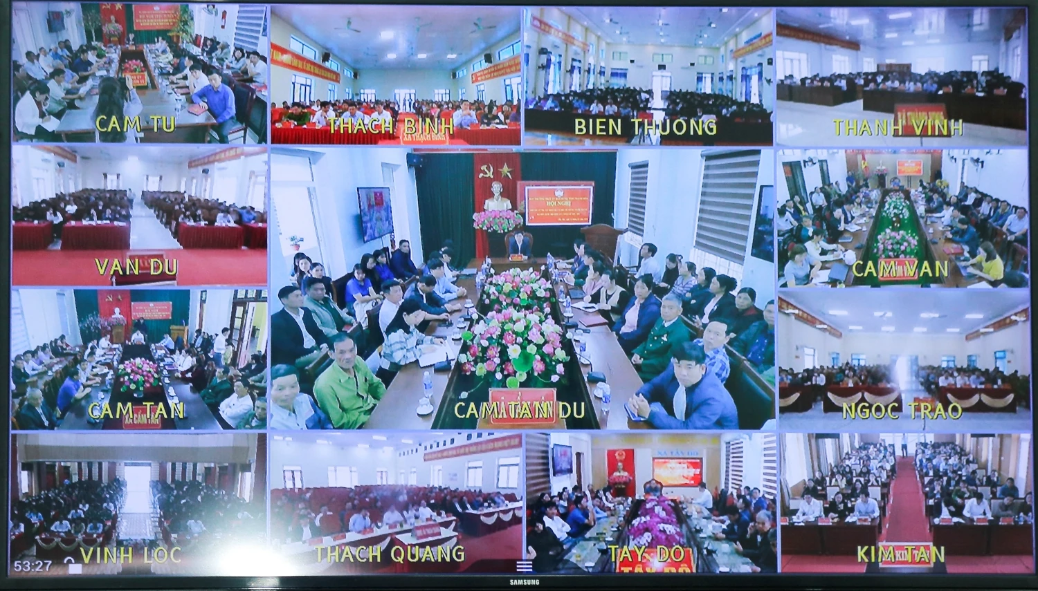 Ứng cử viên ĐBQH khóa XVI tiếp xúc cử tri các xã Cẩm Thủy, Cẩm Thạch