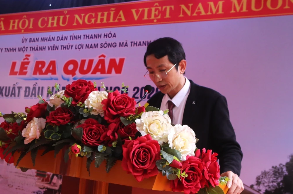 Công ty Thủy lợi Nam Sông Mã Thanh Hóa ra quân sản xuất đầu năm Bính Ngọ