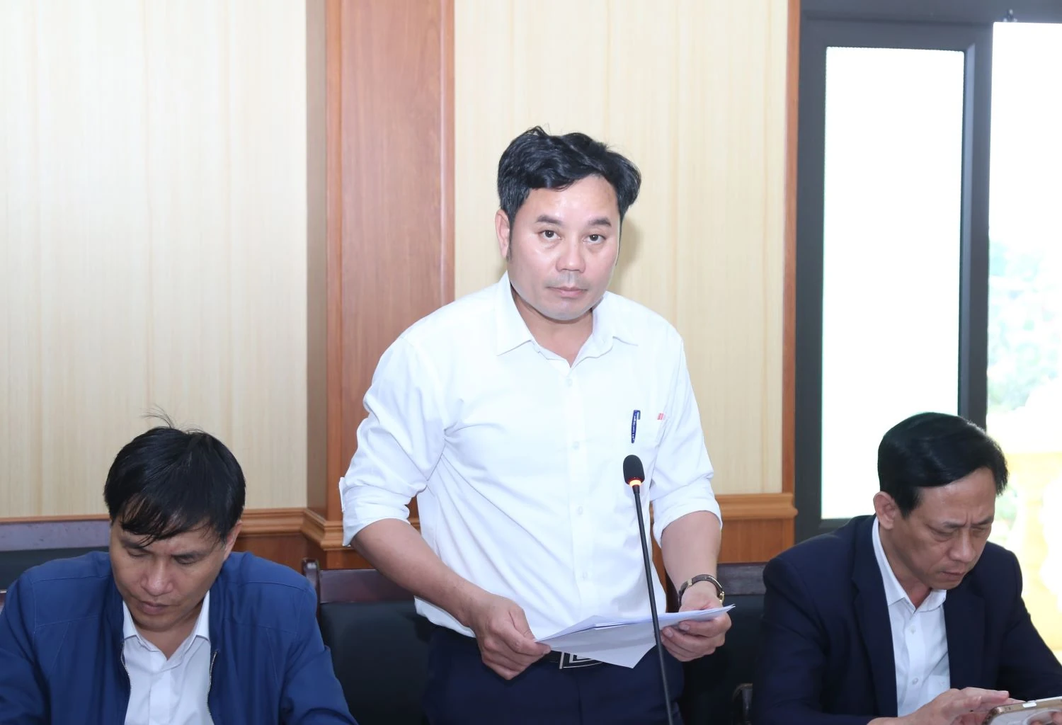 Chủ tịch UBND tỉnh Nguyễn Hoài Anh thăm, kiểm tra và làm việc với các xã thuộc vùng huyện Thọ Xuân cũ