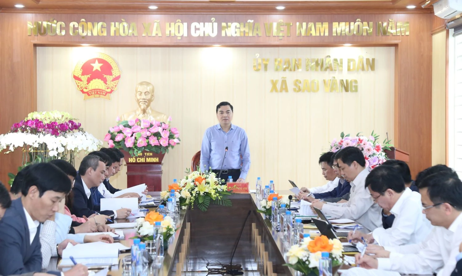 Chủ tịch UBND tỉnh Nguyễn Hoài Anh thăm, kiểm tra và làm việc với các xã thuộc vùng huyện Thọ Xuân cũ