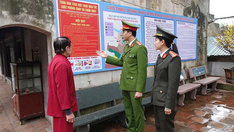 Phường Sầm Sơn bảo đảm an toàn cho du khách du xuân