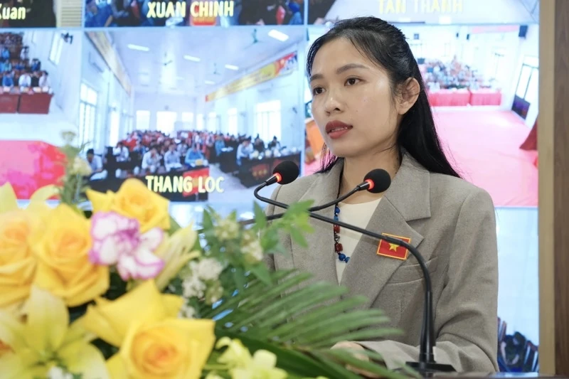 Ứng cử viên ĐBQH khoá XVI tiếp xúc cử tri, vận động bầu cử tại đơn vị bầu cử số 5