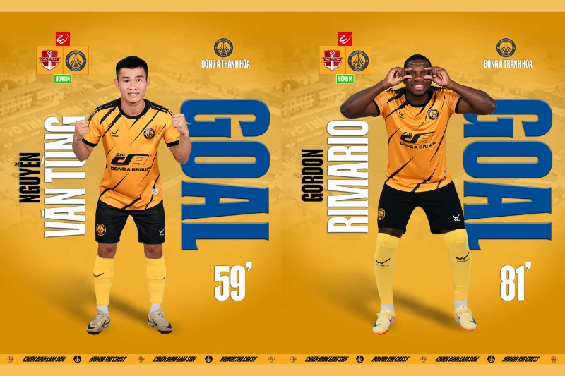 Rượt đuổi tỉ số nghẹt thở, Đông Á Thanh Hóa giành 1 điểm quý giá tại sân Lạch Tray