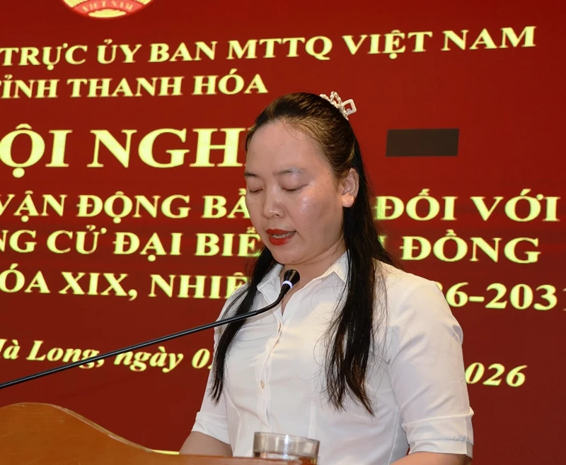 Chương trình hành động của ứng cử viên đại biểu HĐND tỉnh khóa XIX tại đơn vị bầu cử số 22