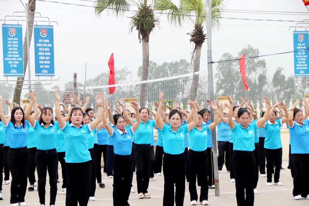 Nhiều hoạt động sôi nổi kỷ niệm ngày Quốc tế phụ nữ 8/3 tại xã Quảng Ninh