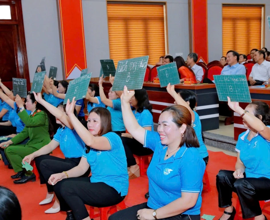 Hội viên phụ nữ Thanh Hóa náo nức chào đón “Ngày hội non sông”