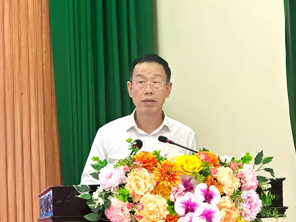 Hội nghị tiếp xúc cử tri, vận động bầu cử HĐND tỉnh khóa XIX tại đơn vị bầu cử số 18