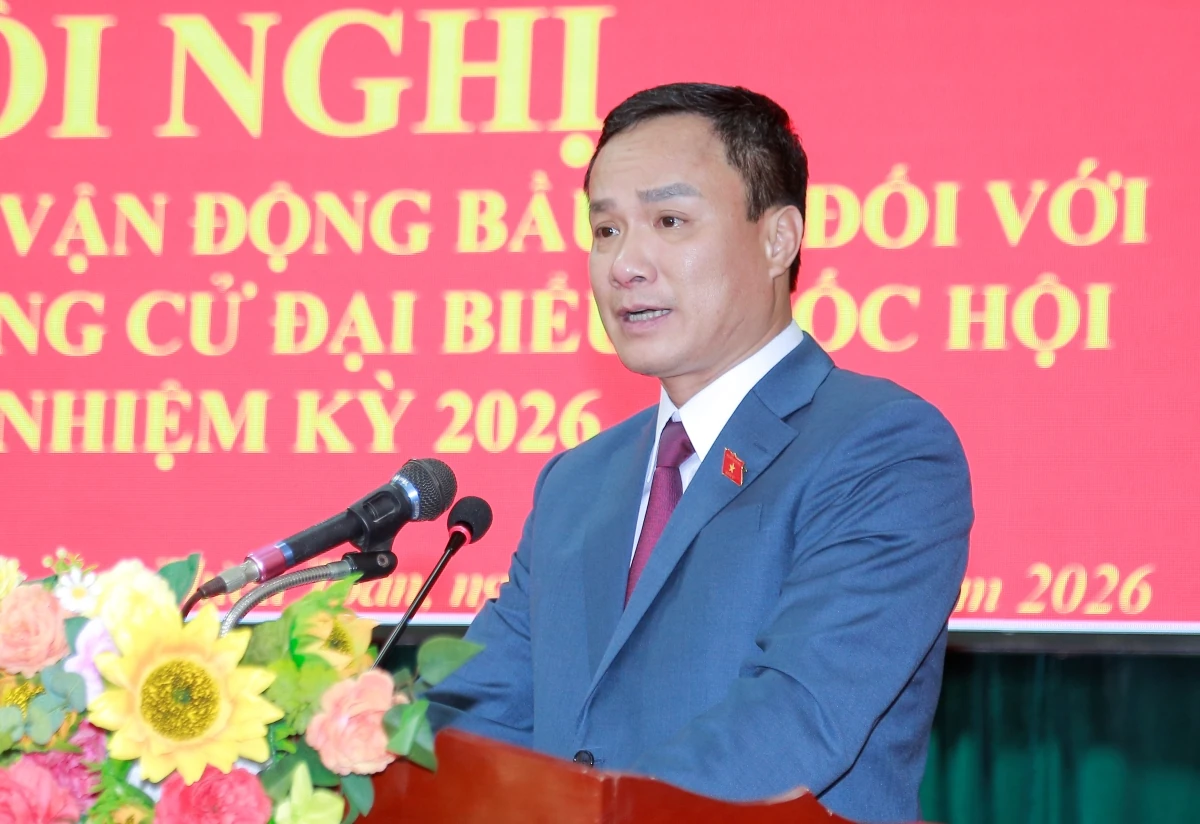 Ứng cử viên đại biểu Quốc hội khóa XVI tiếp xúc cử tri xã Thiệu Toán