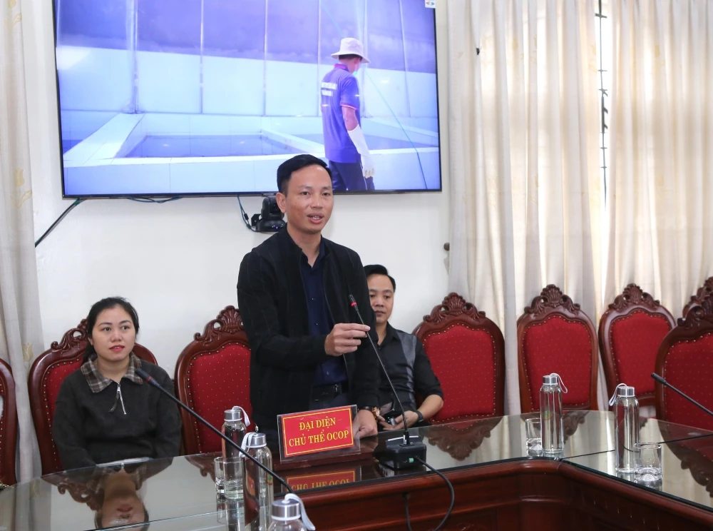 Tỉnh Thanh Hóa đánh giá, phân hạng 17 sản phẩm OCOP