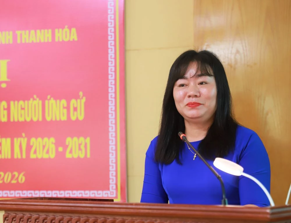 Hội nghị tiếp xúc cử tri, vận động bầu cử với những người ứng cử đại biểu HĐND tỉnh tại đơn vị bầu cử số 14