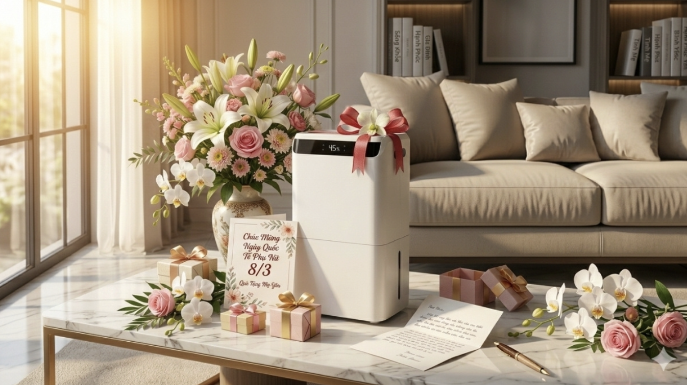 Tặng quà 8/3 cho Mẹ: Những lựa chọn thiết thực chăm sóc sức khỏe