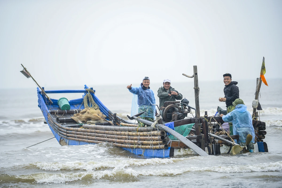Rộn ràng mùa sứa biển ở vùng bãi ngang xứ Thanh