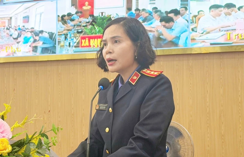 Các ứng cử viên đại biểu HĐND tỉnh tiếp xúc cử tri tại đơn vị bầu cử số 3
