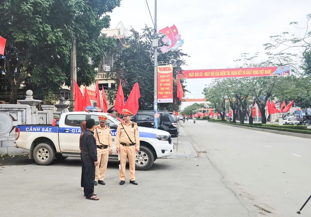 Tăng cường bảo đảm trật tự an toàn giao thông phục vụ bầu cử