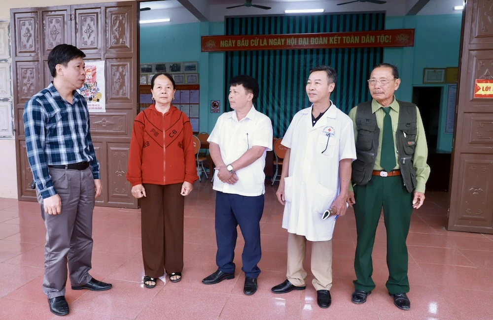 Giám sát công tác y tế phục vụ bầu cử tại một số địa phương trong tỉnh