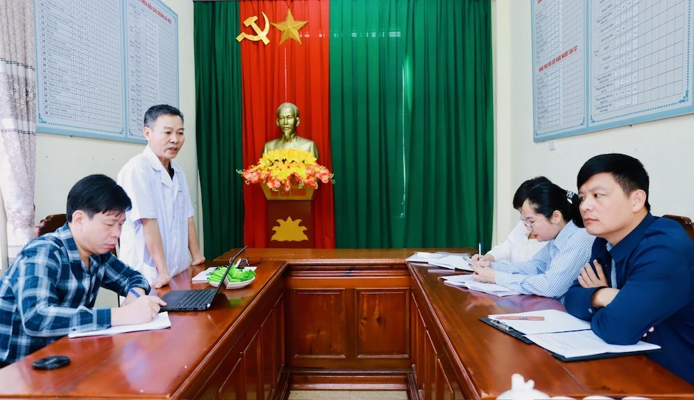 Giám sát công tác y tế phục vụ bầu cử tại một số địa phương trong tỉnh