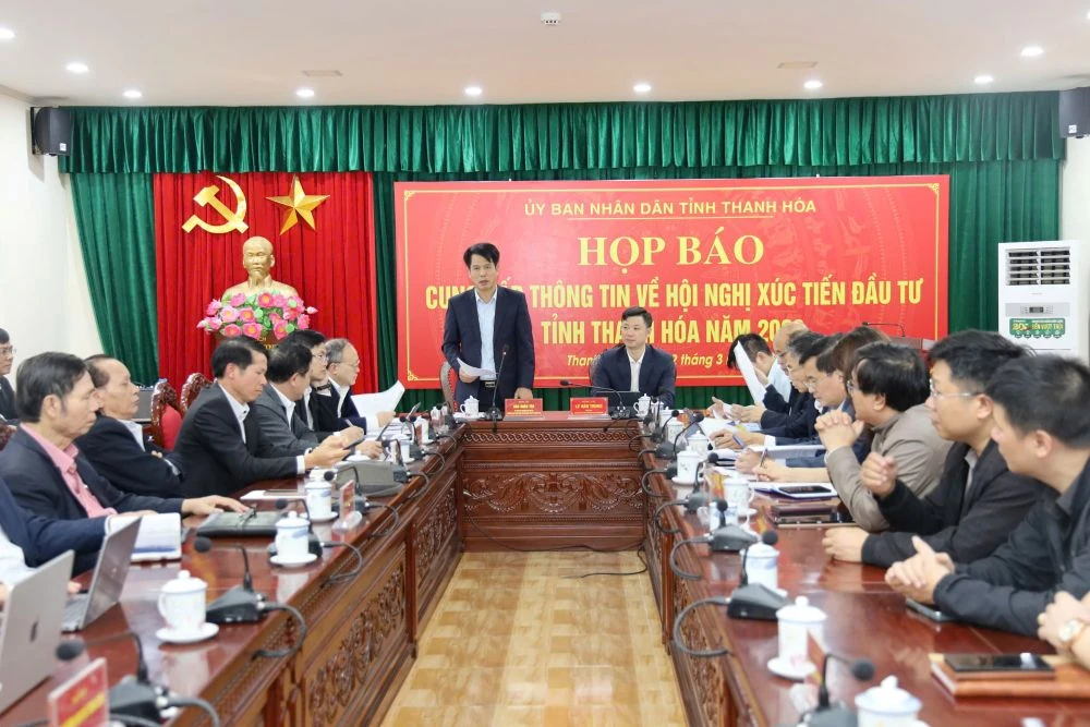 Hội nghị xúc tiến đầu tư tỉnh Thanh Hóa năm 2026 sẽ tổ chức vào ngày 29/3