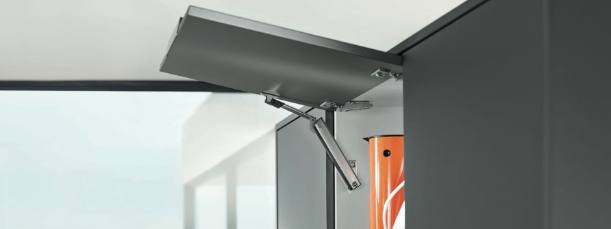 AVENTOS HK XS - giải pháp tay nâng Blum cho tủ nhỏ và không gian bếp gọn