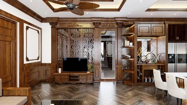 Nội thất đồ gỗ trong không gian sống của người xứ Thanh