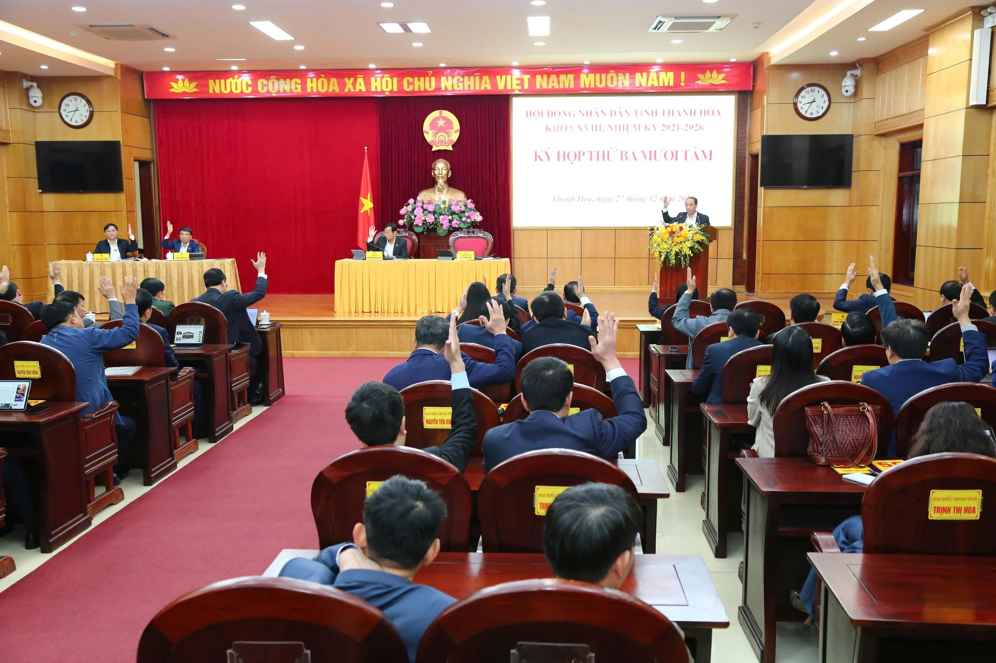 HĐND tỉnh Thanh Hóa khóa XVIII: Trách nhiệm, đổi mới, chuyên nghiệp, hiệu quả