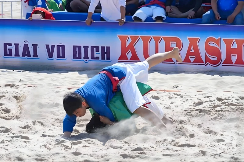 Kurash Thanh Hóa lần đầu giành HCV tại giải vô địch Kurash bãi biển quốc gia
