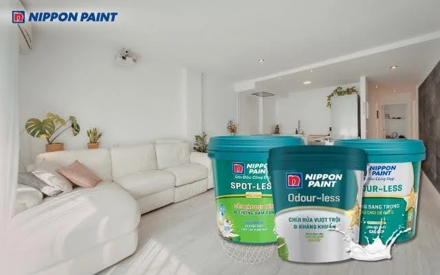 Sơn nhà màu trắng sứ - Giải pháp hoàn hảo giúp không gian rộng và sáng hơn