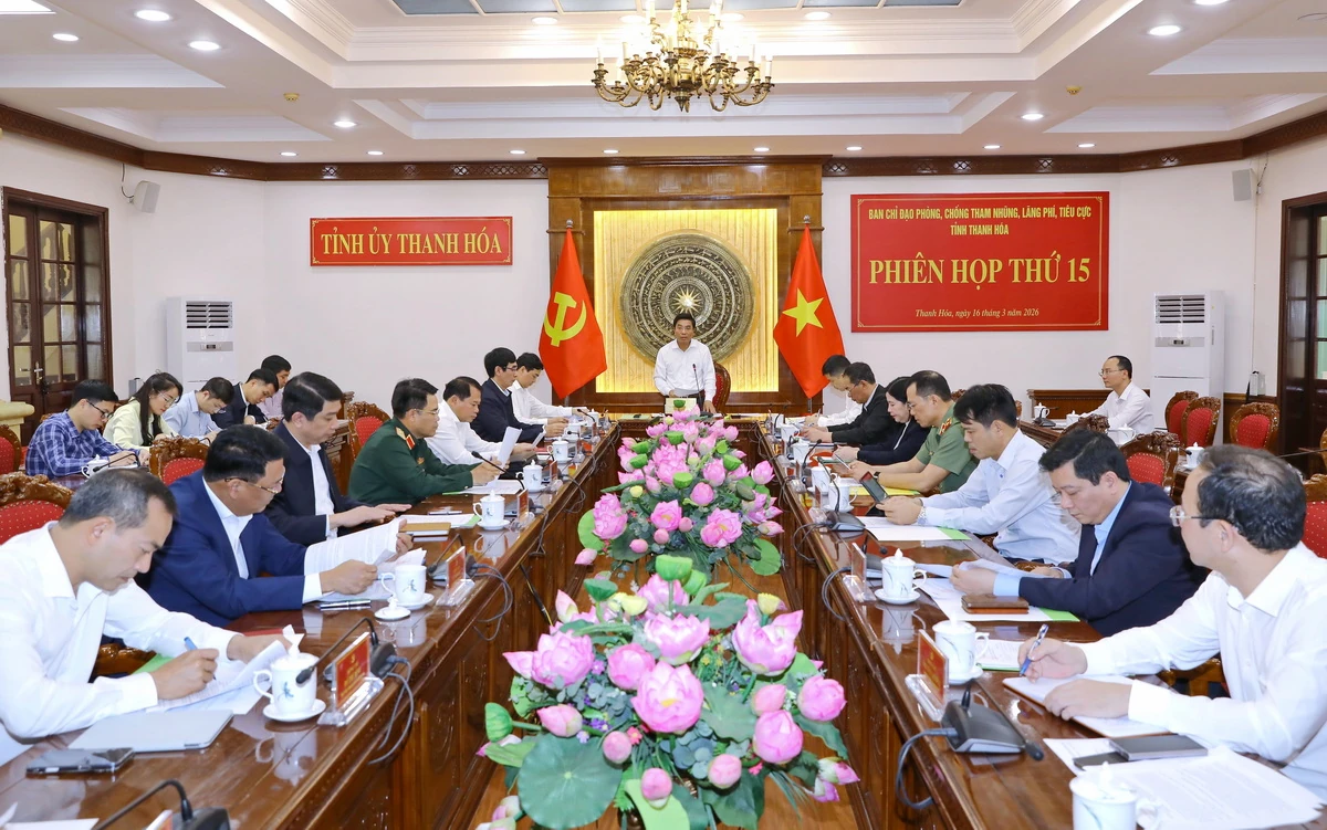 Ban Chỉ đạo phòng, chống tham nhũng, lãng phí, tiêu cực tỉnh triển khai phương hướng, nhiệm vụ trọng tâm quý II, năm 2026