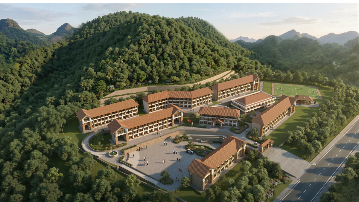 [Cập nhật] - Thanh Hóa khởi công đồng loạt 10 trường phổ thông nội trú liên cấp tại các xã biên giới