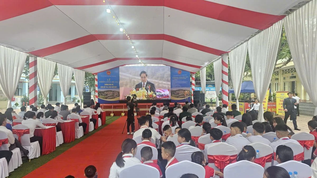 [Cập nhật] - Thanh Hóa khởi công đồng loạt 10 trường phổ thông nội trú liên cấp tại các xã biên giới