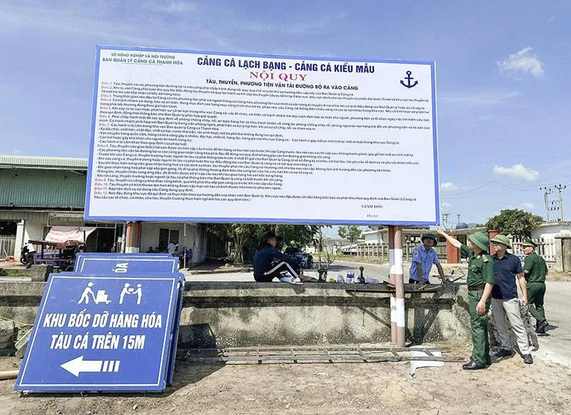 Xây dựng cảng cá kiểu mẫu