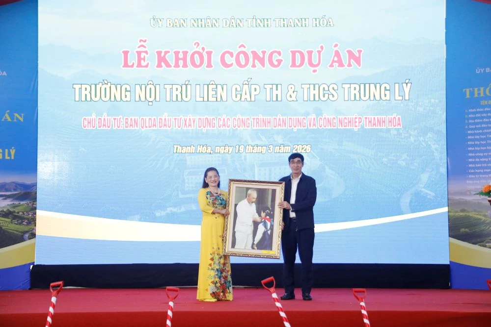 [Cập nhật] - Thanh Hóa khởi công đồng loạt 10 trường phổ thông nội trú liên cấp tại các xã biên giới