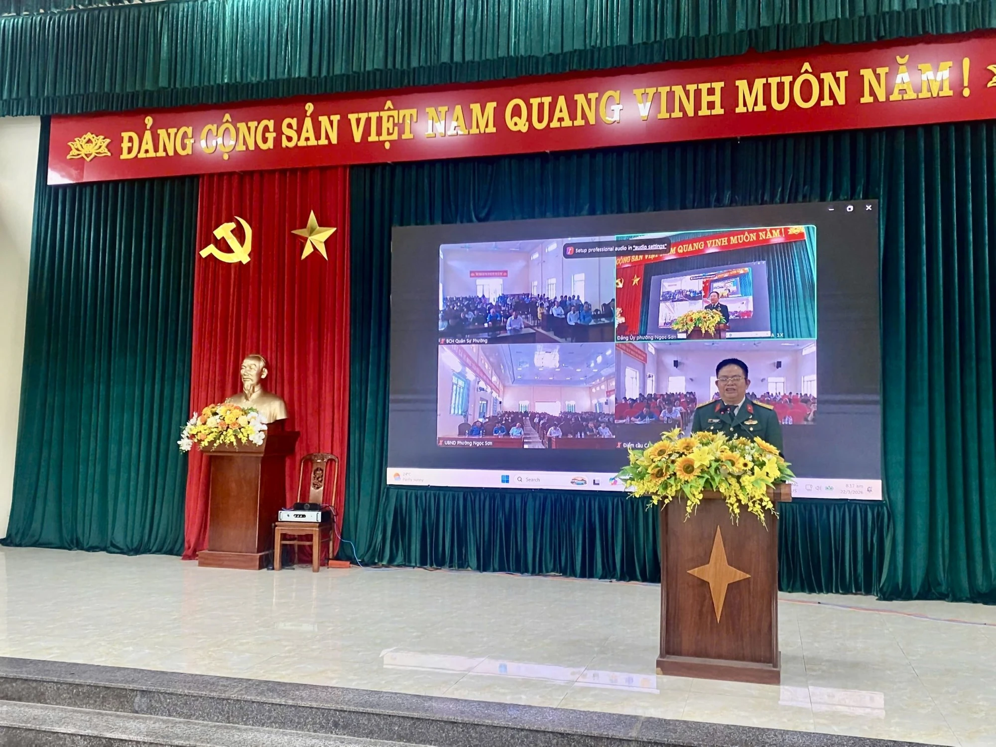 Hơn 1.800 đảng viên phường Ngọc Sơn học tập, quán triệt Nghị quyết Trung ương