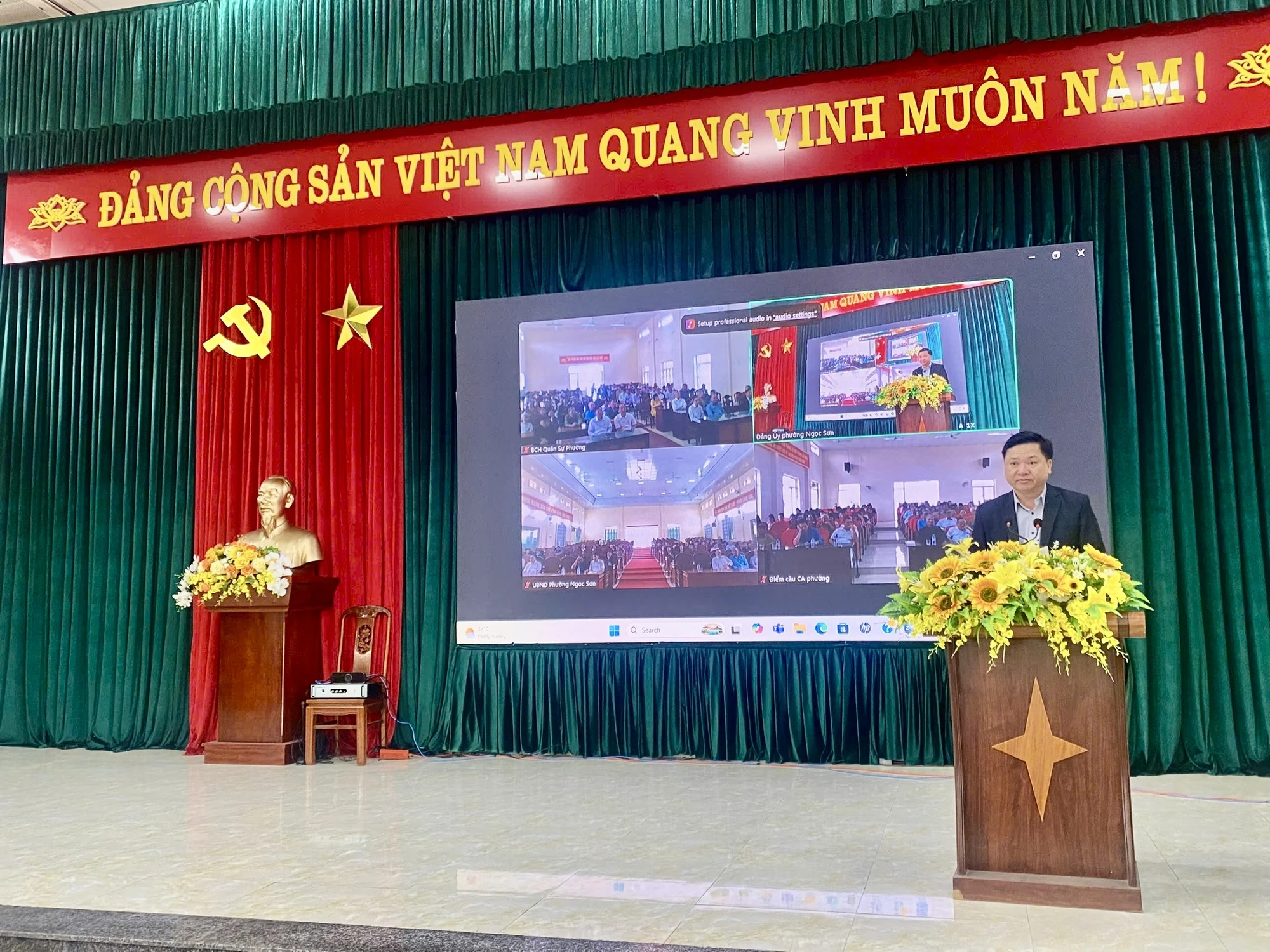 Hơn 1.800 đảng viên phường Ngọc Sơn học tập, quán triệt Nghị quyết Trung ương