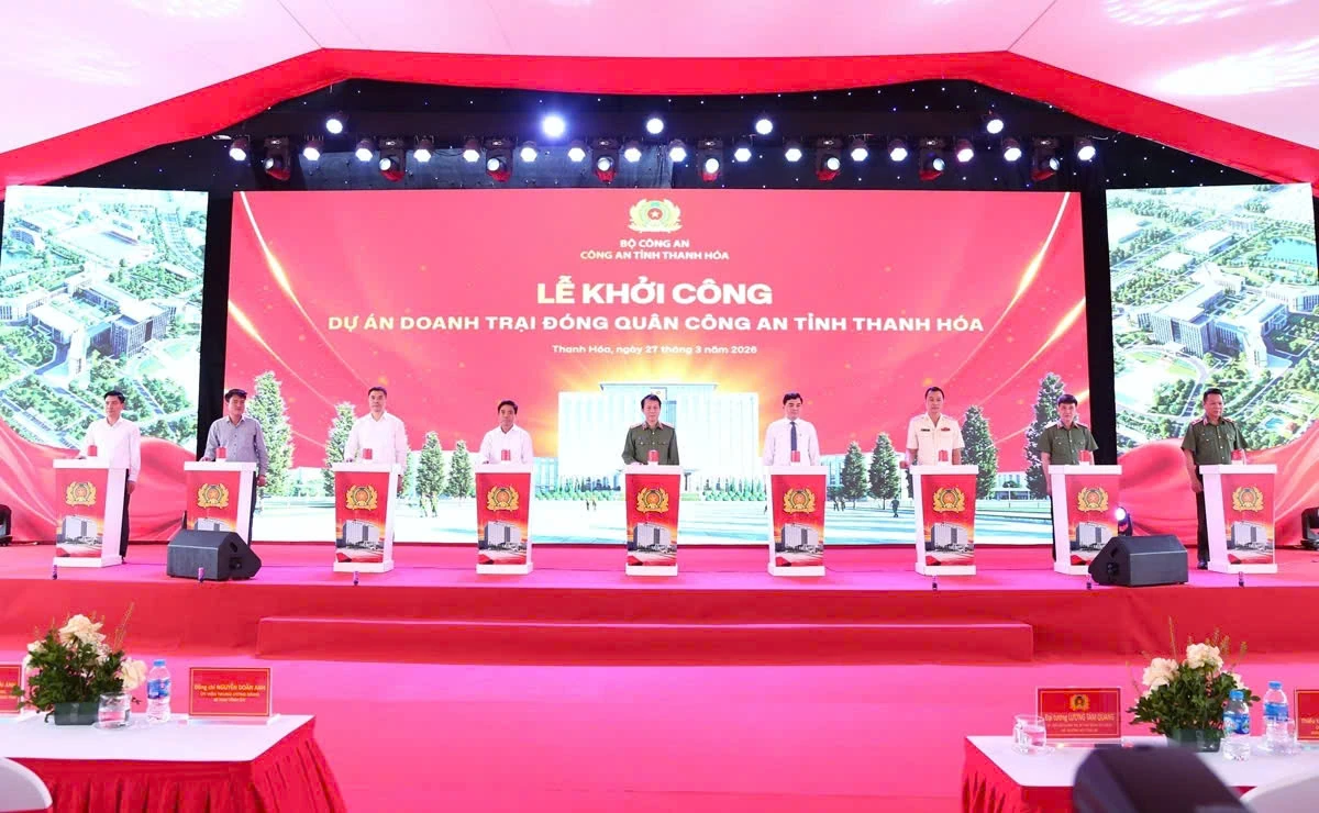 Khởi công doanh trại đóng quân Công an tỉnh Thanh Hóa